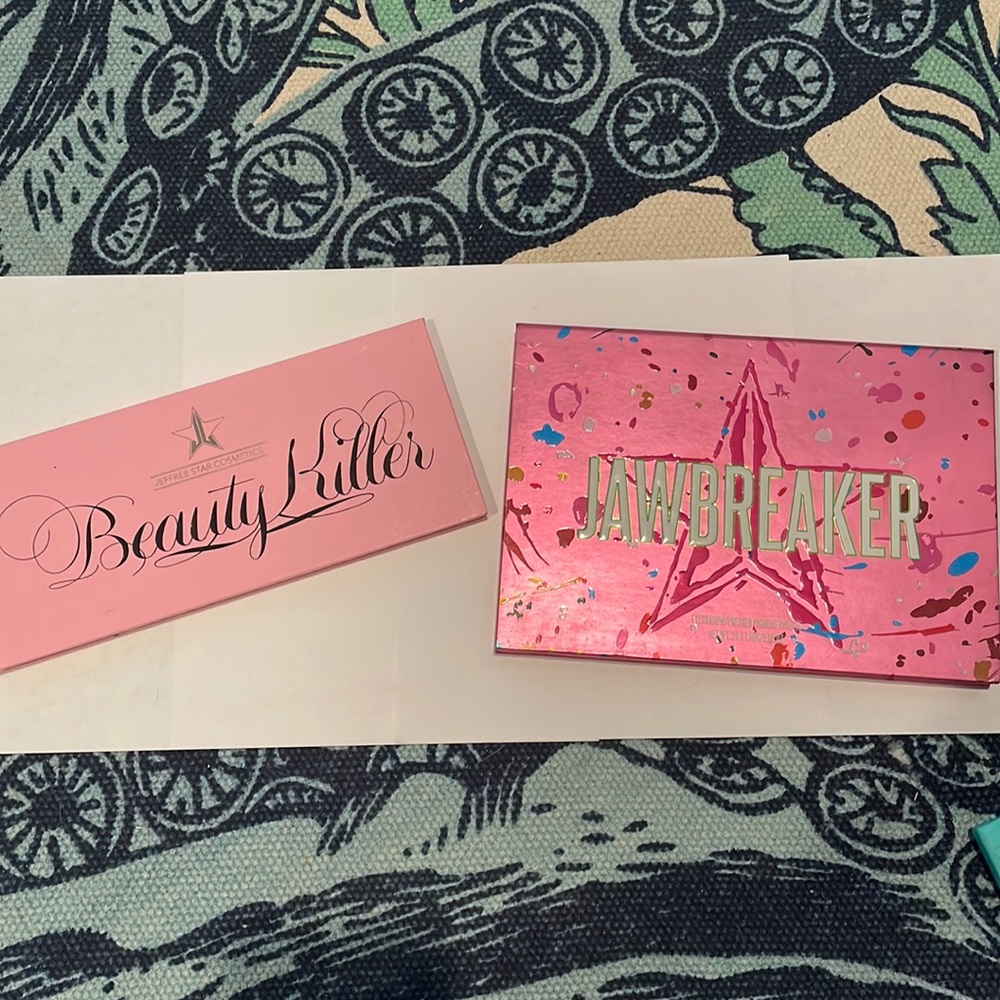 Two Jeffree Star Eyeshadow Palettes - Beauty Killer and Jawbreaker